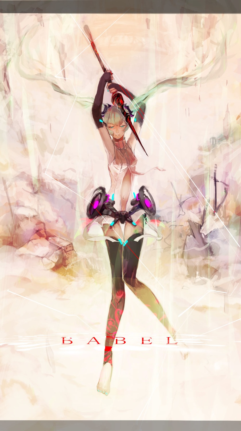 enc/ddd hatsune_miku thighhighs vocaloid vocaloid_append