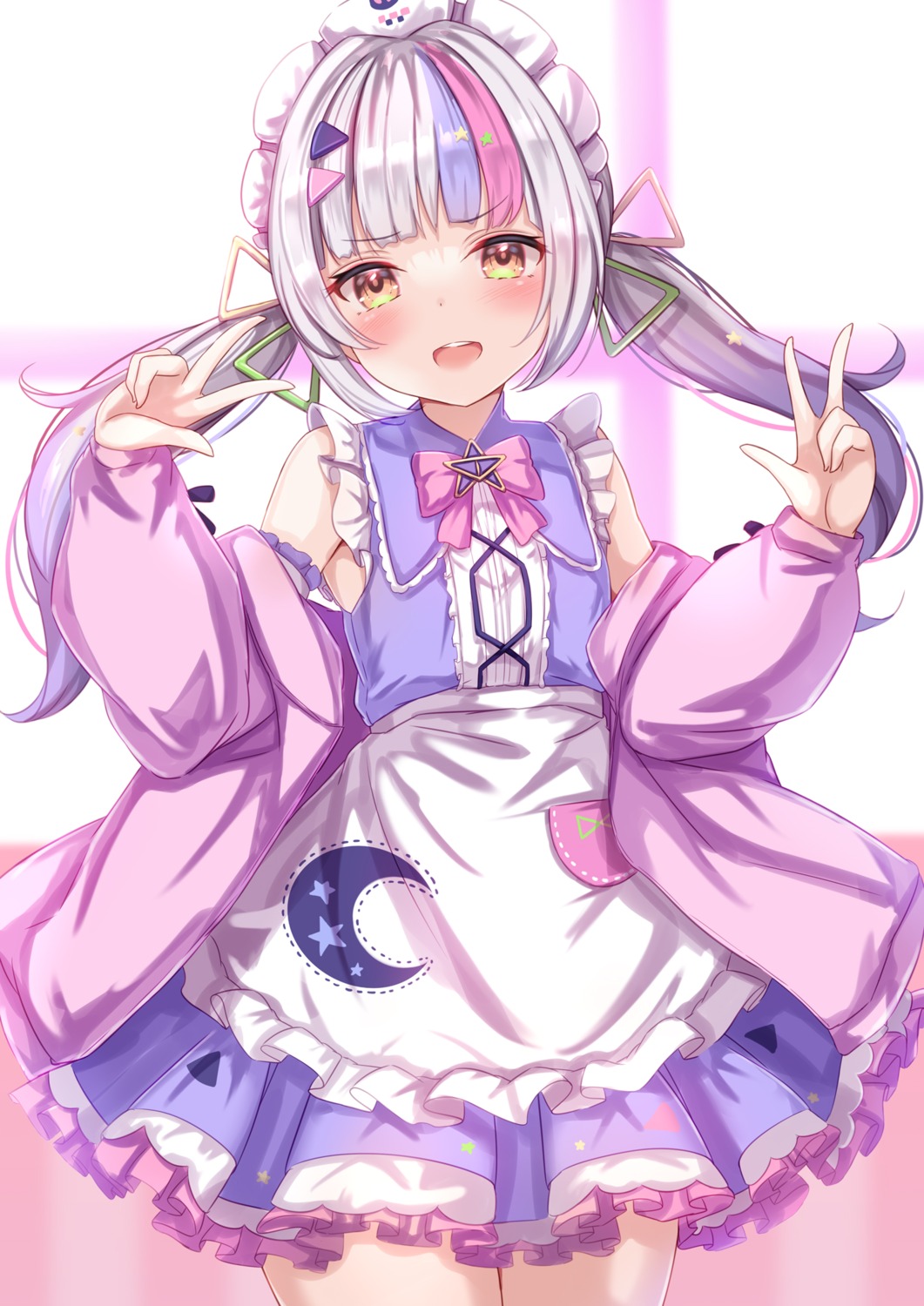 hololive maid murasaki_shion yuano