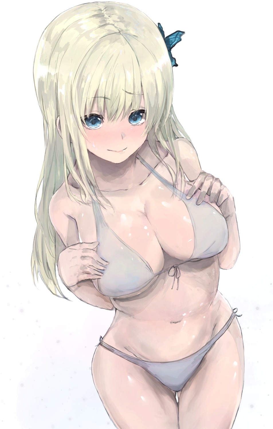 bikini boku_wa_tomodachi_ga_sukunai kashiwazaki_sena kumamoto_nomii-kun swimsuits underboob