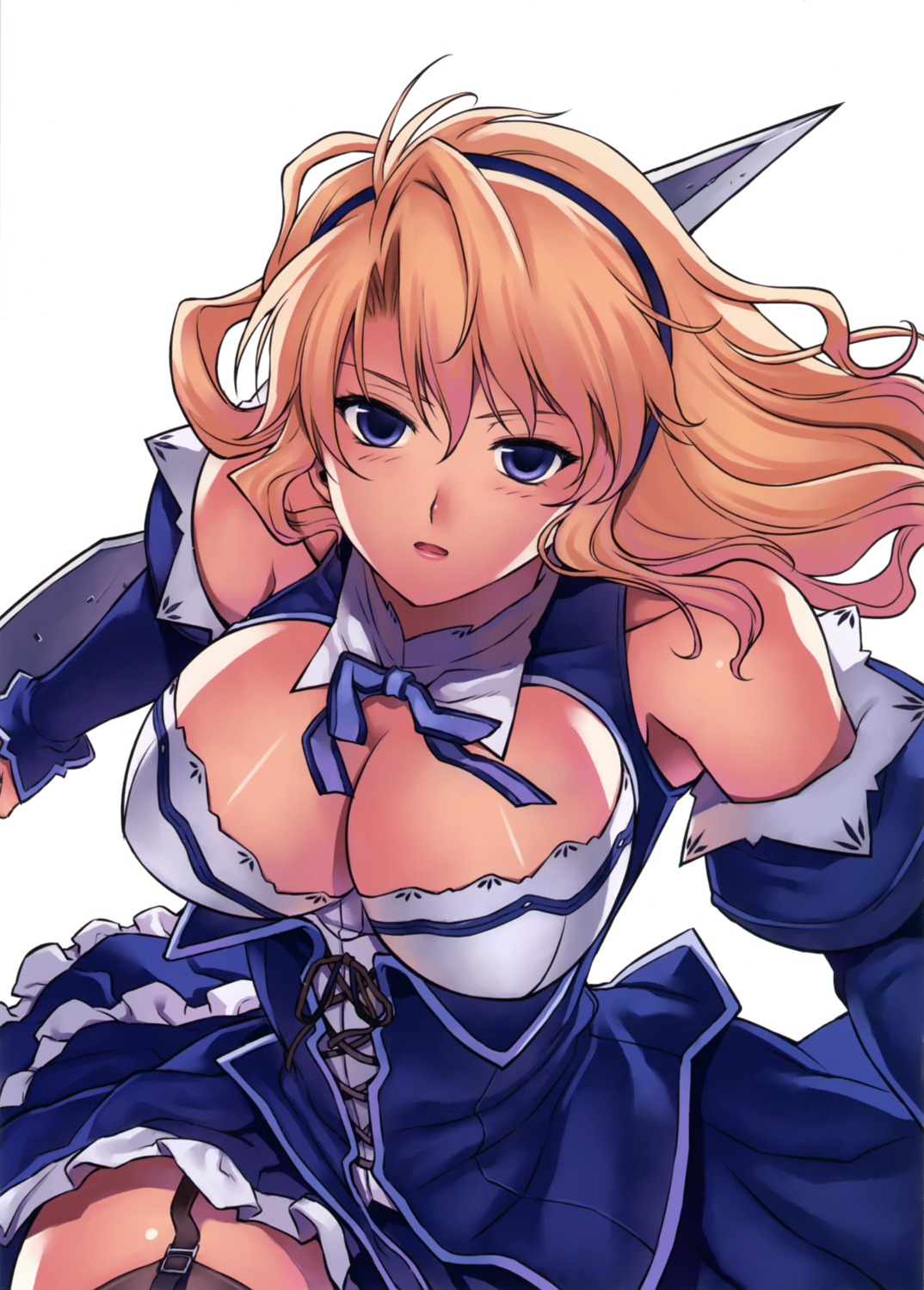 cleavage dress freezing kim_kwang-hyun satellizer_el_bridget stockings thighhighs weapon