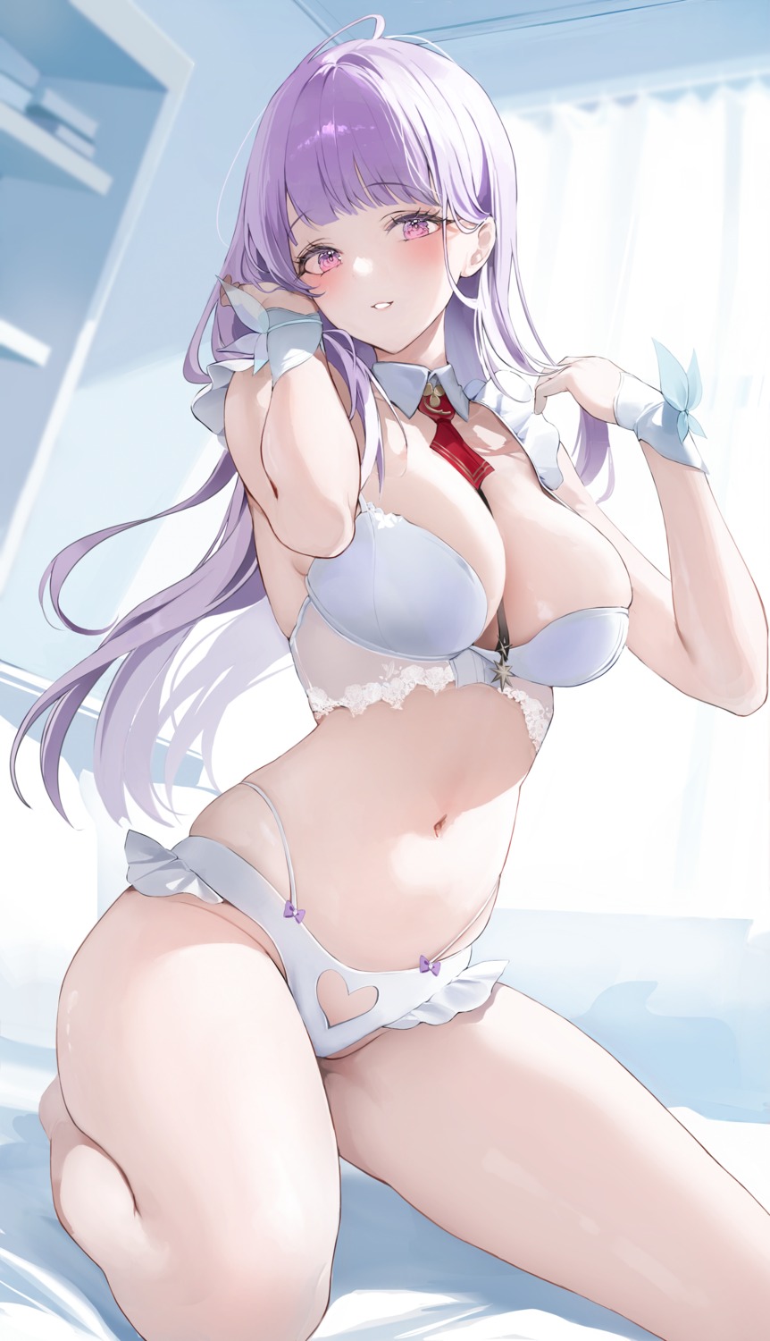 2sham azur_lane bra pantsu plymouth_(azur_lane) see_through thong