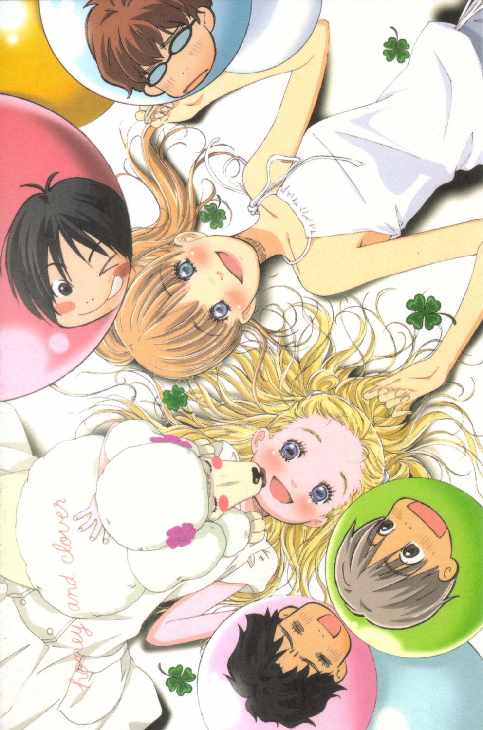 hanamoto_hagumi hanamoto_shuuji honey_and_clover mayama_takumi morita_shinobu takemoto_yuuta yamada_ayumi