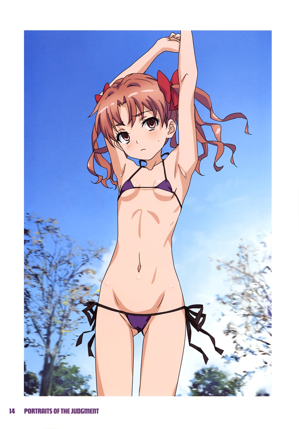 bikini cameltoe fujikawa_daichi loli shirai_kuroko swimsuits thong to_aru_kagaku_no_railgun to_aru_majutsu_no_index