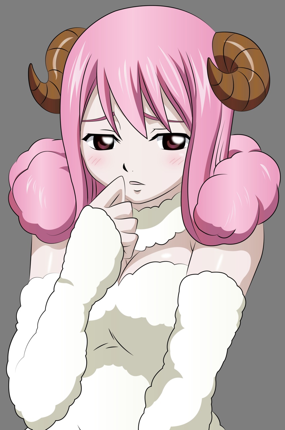 aries_(fairy_tail) fairy_tail horns transparent_png vector_trace