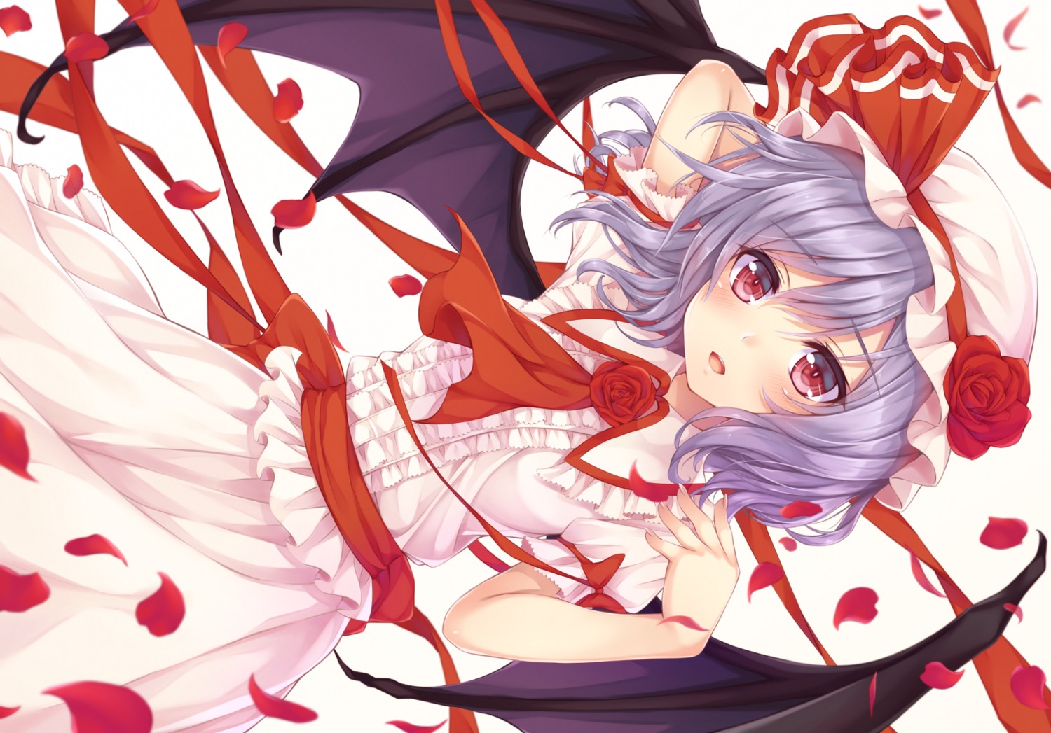 dress kitou_kaitai remilia_scarlet touhou wings