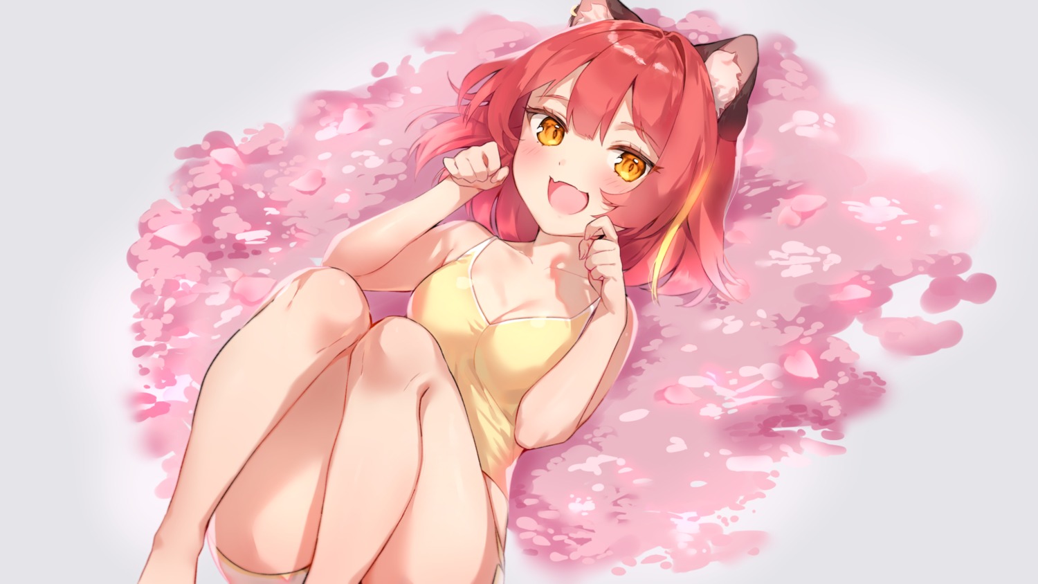 animal_ears cheli_(kso1564) cleavage nekomimi wallpaper