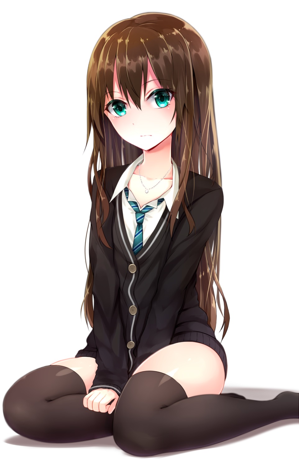 seifuku shibuya_rin the_idolm@ster the_idolm@ster_cinderella_girls thighhighs