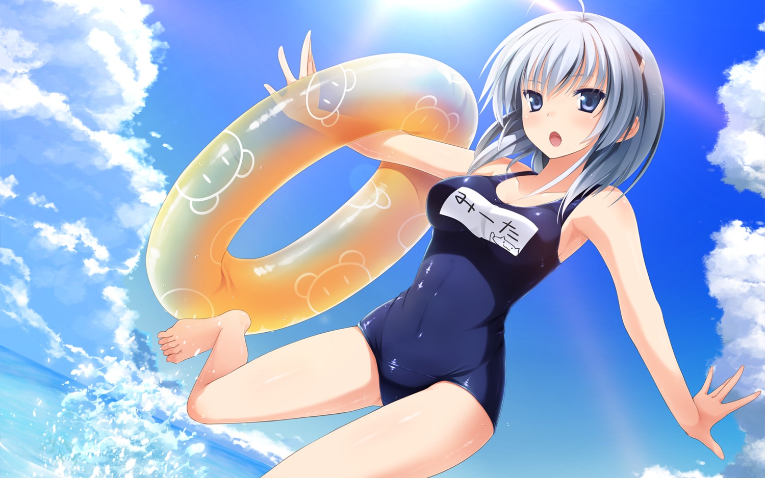 imouto_no_katachi meta mutou_kurihito school_swimsuit sphere swimsuits wallpaper