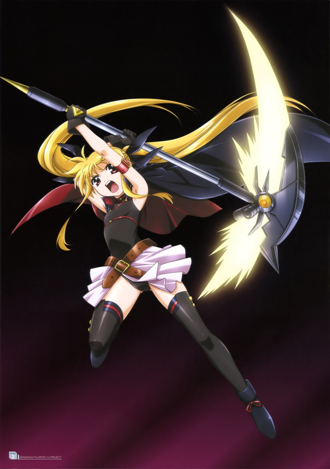 fate_testarossa mahou_shoujo_lyrical_nanoha mahou_shoujo_lyrical_nanoha_the_movie_1st thighhighs