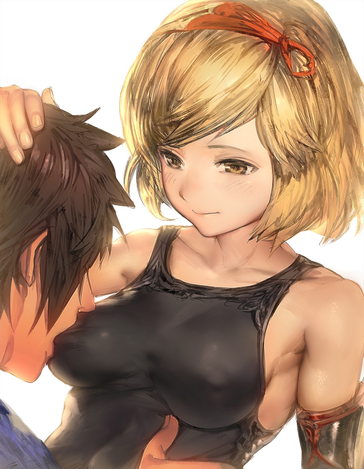 aos djeeta_(granblue_fantasy) erect_nipples granblue_fantasy no_bra