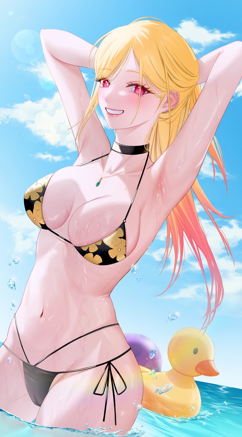 bikini cameltoe kitagawa_marin seoyul sono_bisque_doll_wa_koi_wo_suru swimsuits wet