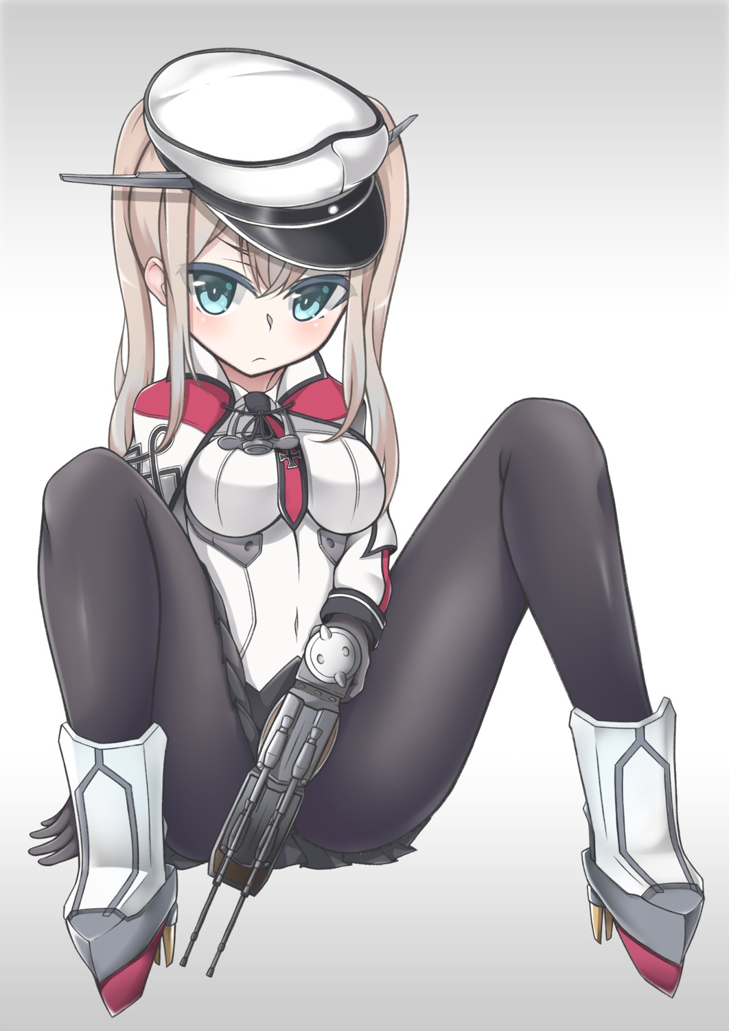 graf_zeppelin_(kancolle) kantai_collection myuan_(muumworks) pantyhose uniform