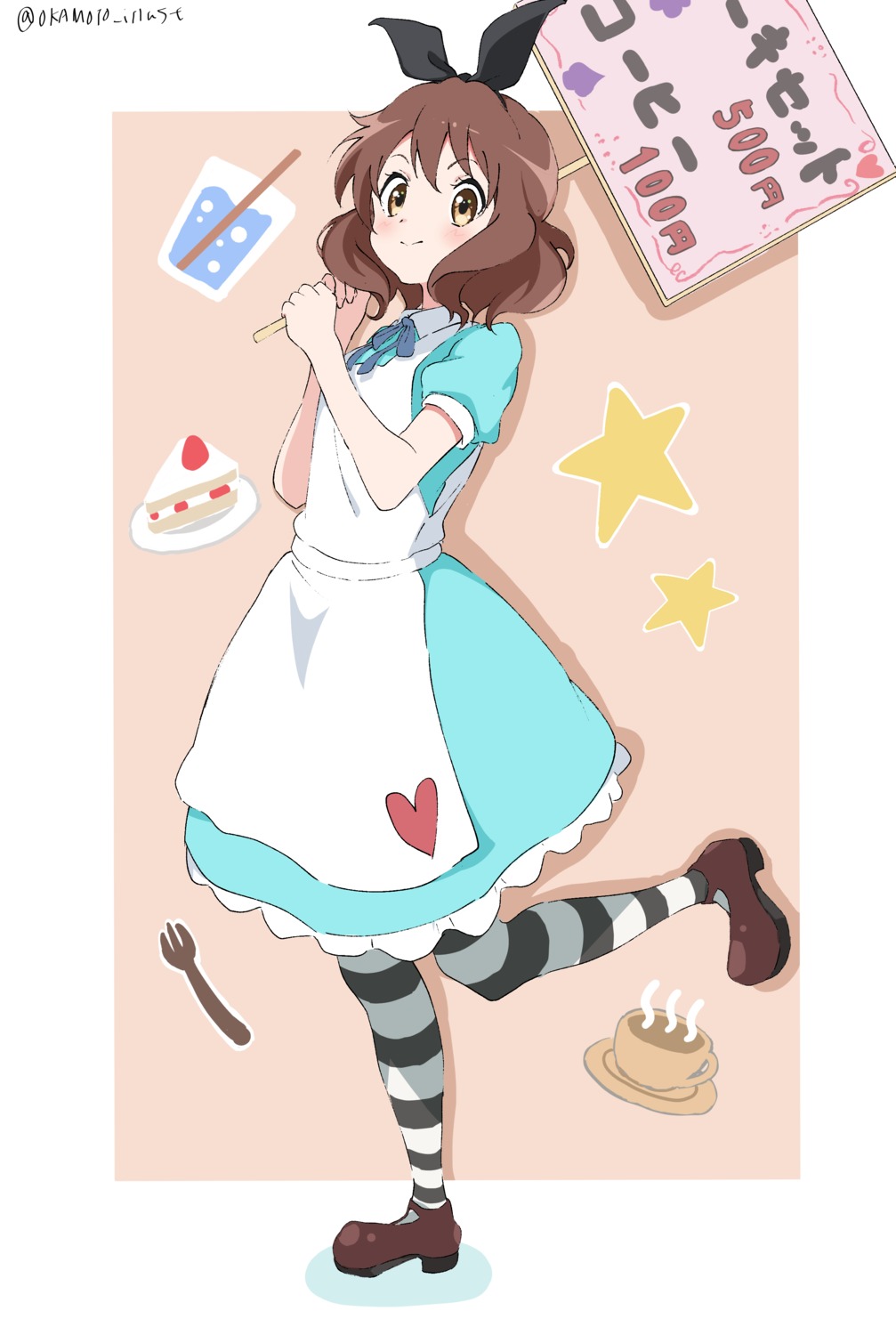 alice alice_in_wonderland cosplay hibike!_euphonium oumae_kumiko white_gorilla_(okamoto)