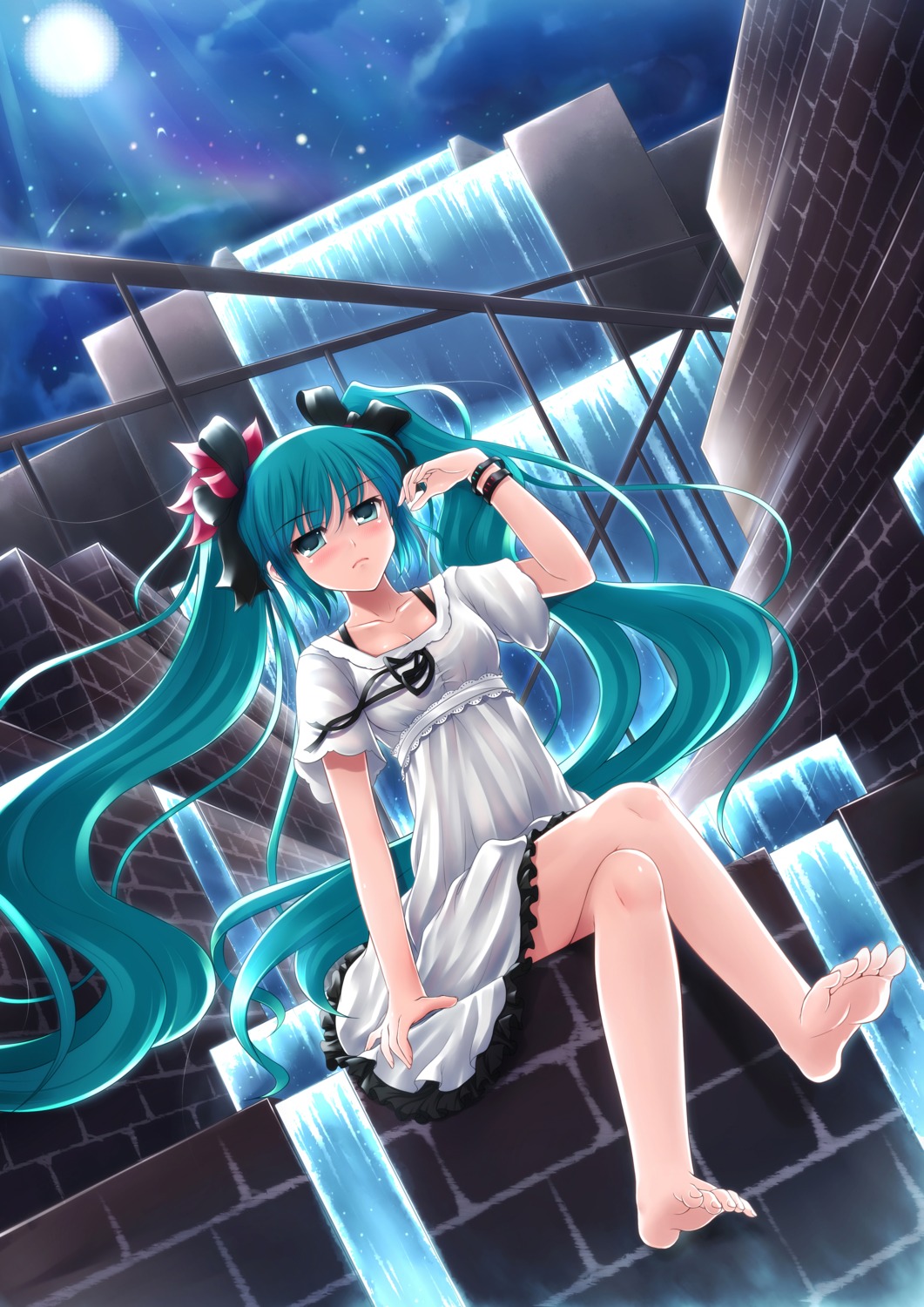 dress hatsune_miku minami_suzaku vocaloid world_is_mine_(vocaloid)