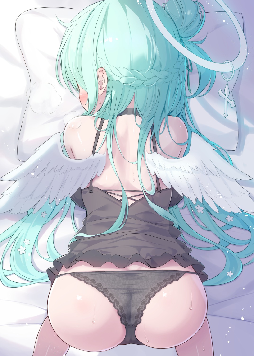 angel ass cameltoe mikaze_maruto pantsu wings