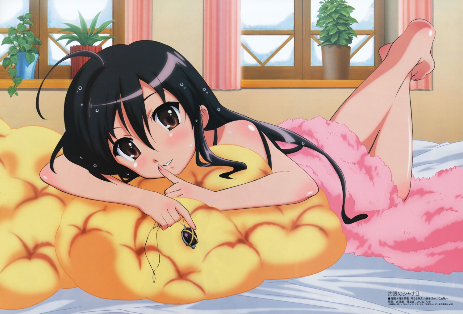 naked ootsuka_mai shakugan_no_shana shana towel