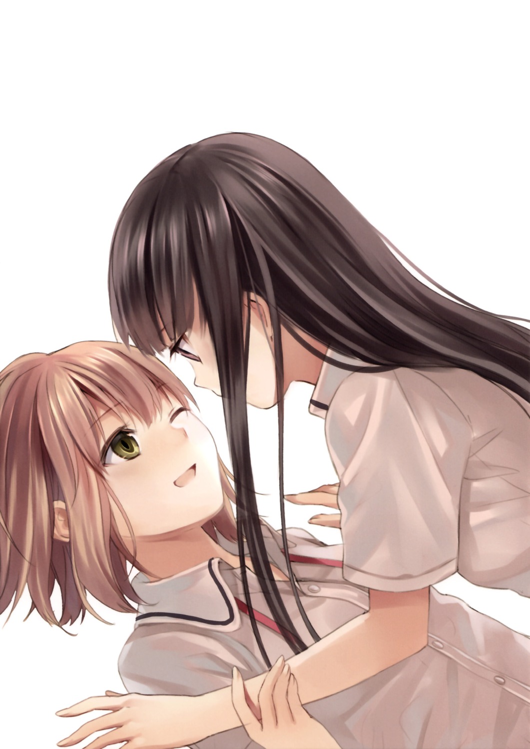 fukahire_sanba ruinon seifuku yuri