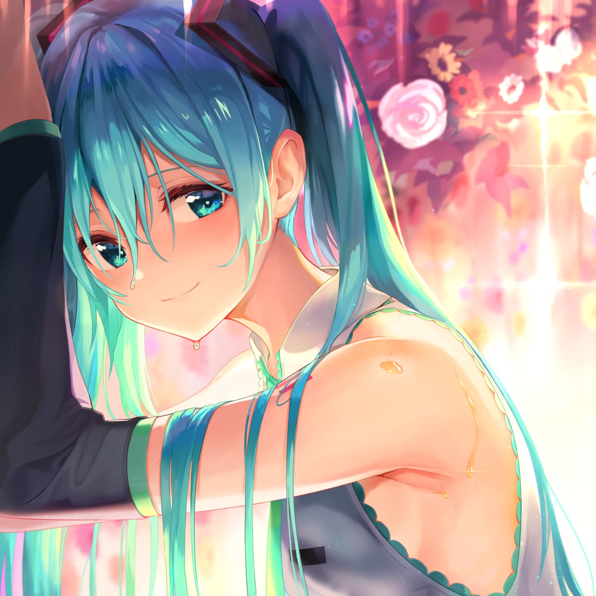 hatsune_miku maeshimashi tattoo vocaloid