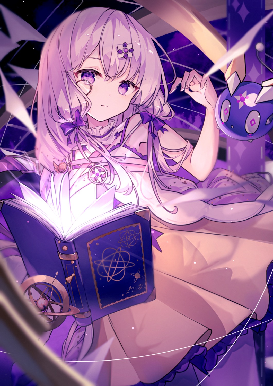 arcaea dress lagrange_(arcaea) megane miyu_(miy_u1308)