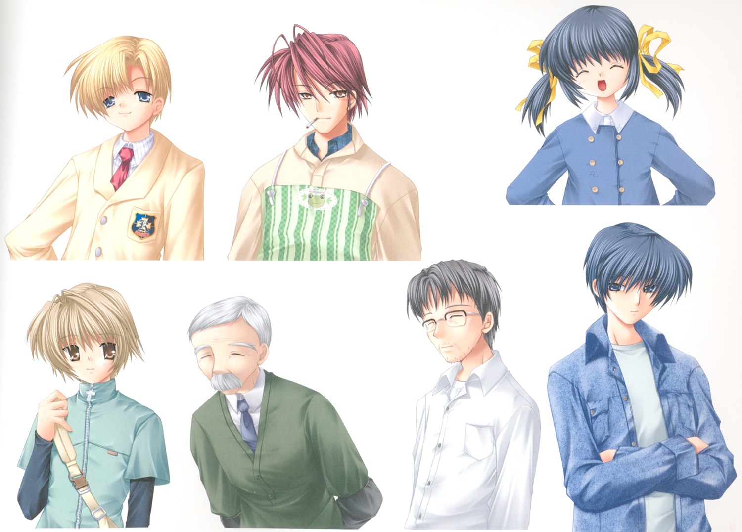 clannad furukawa_akio hinoue_itaru key sunohara_mei sunohara_youhei yoshino_yusuke