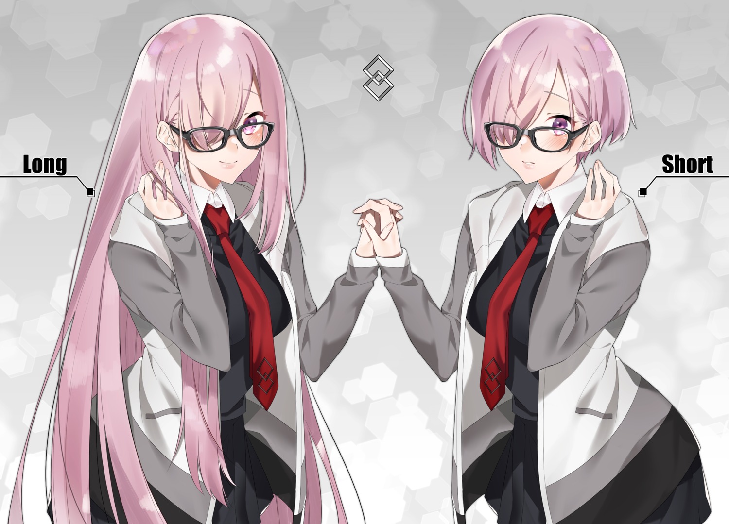 fate/grand_order mash_kyrielight megane sino42