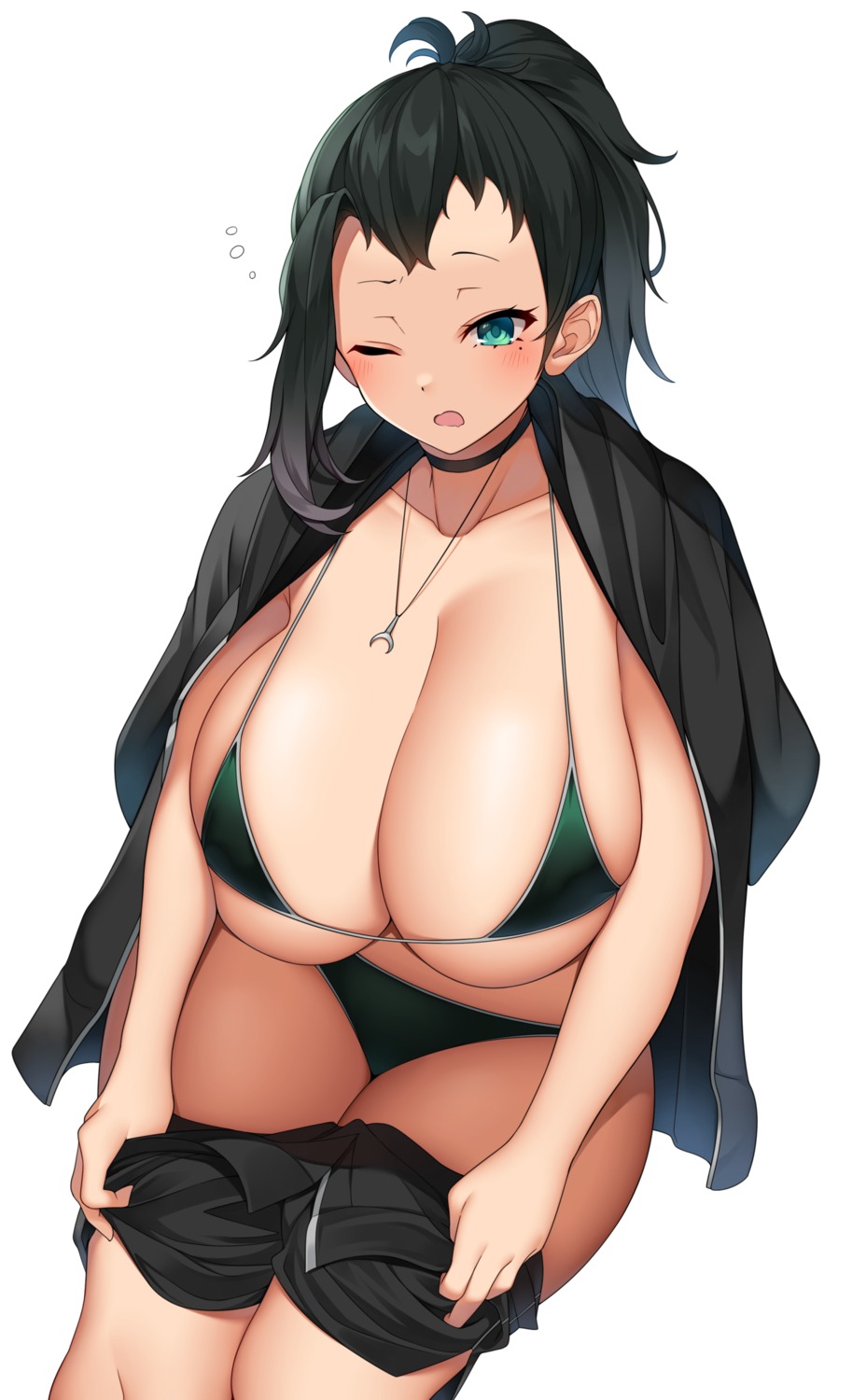 bikini suruga_(xsurugax) swimsuits undressing