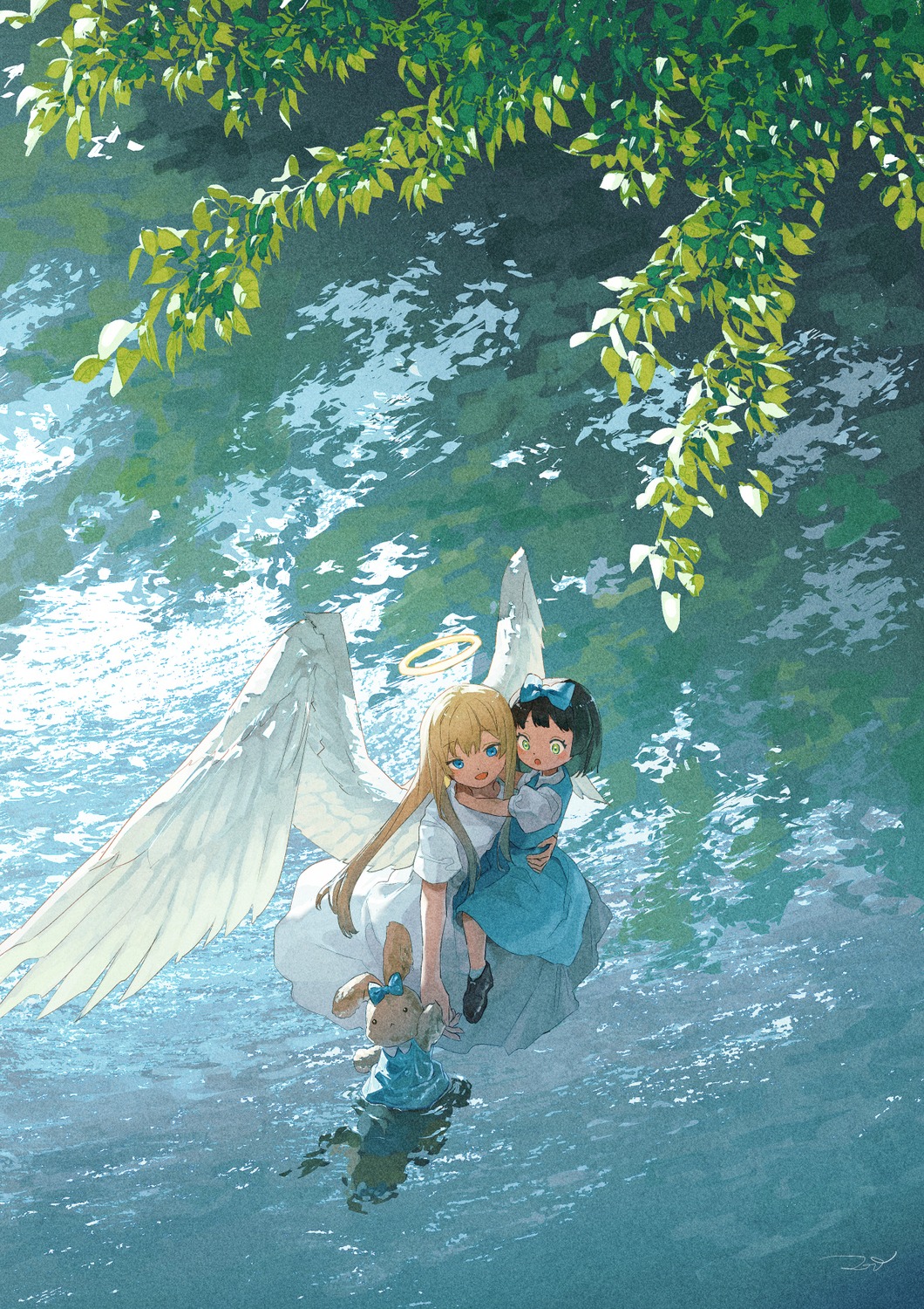 angel dress potg wet wings