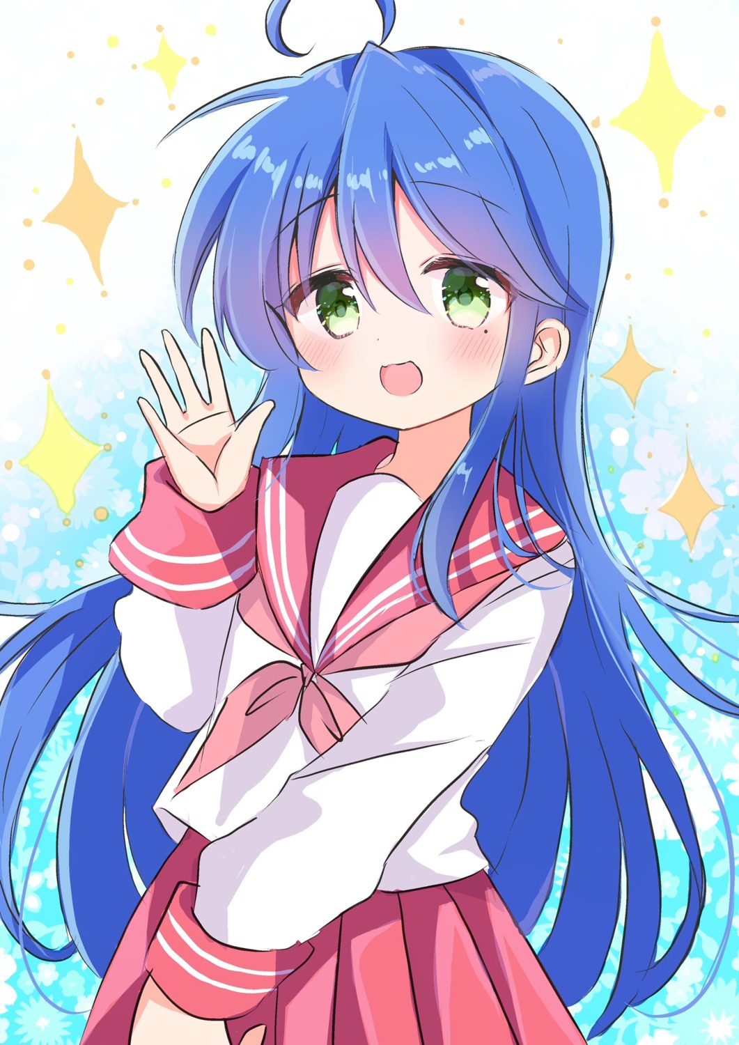 izumi_konata kusunoki5050 lucky_star seifuku