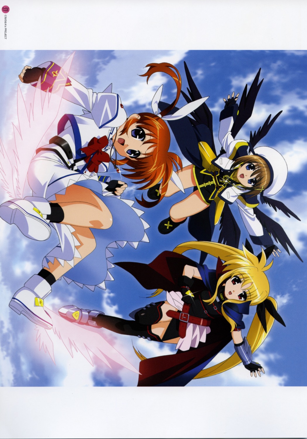 fate_testarossa mahou_shoujo_lyrical_nanoha mahou_shoujo_lyrical_nanoha_a's okuda_yasuhiro takamachi_nanoha yagami_hayate