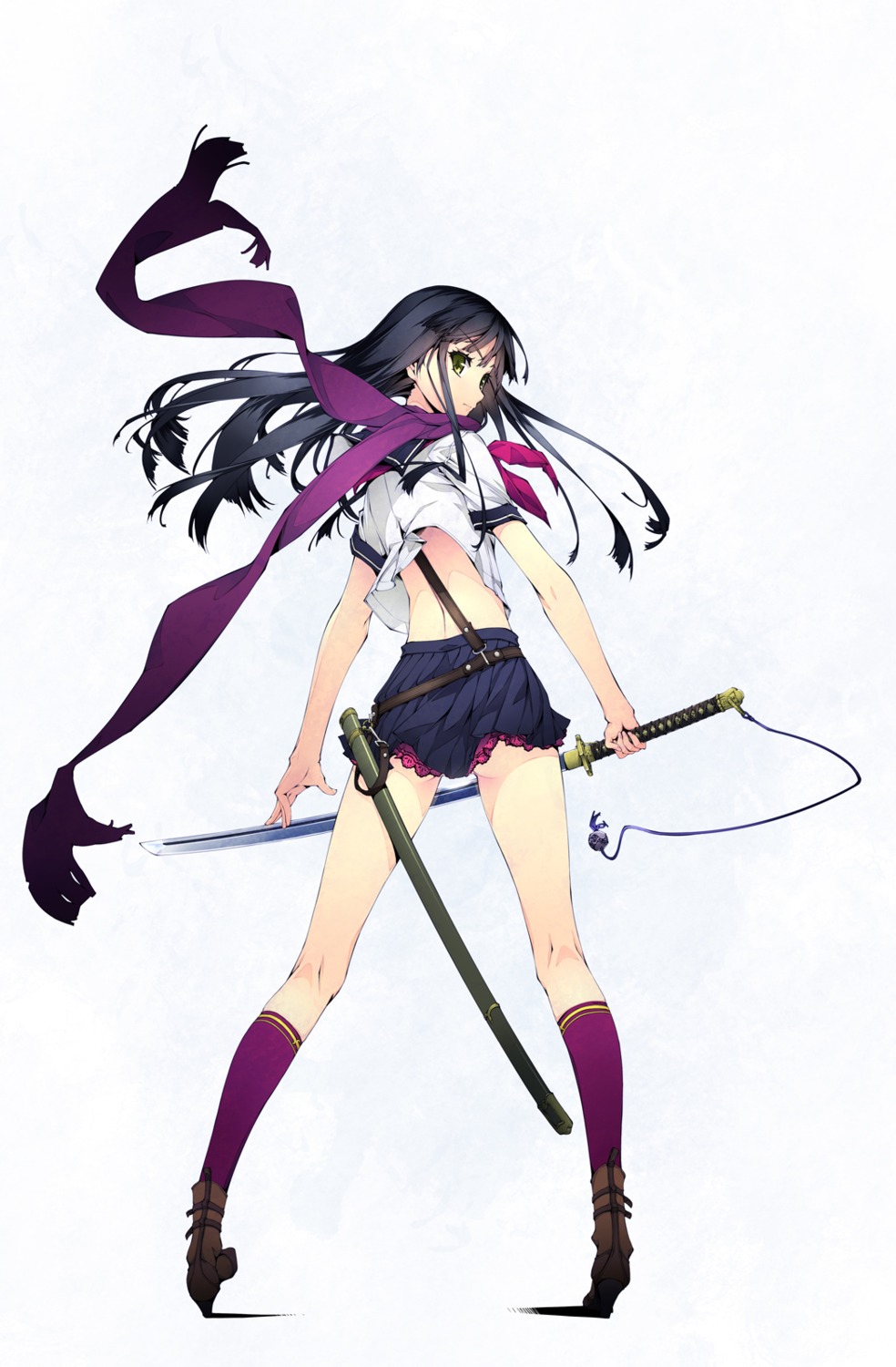 ass murakami_suigun seifuku sword