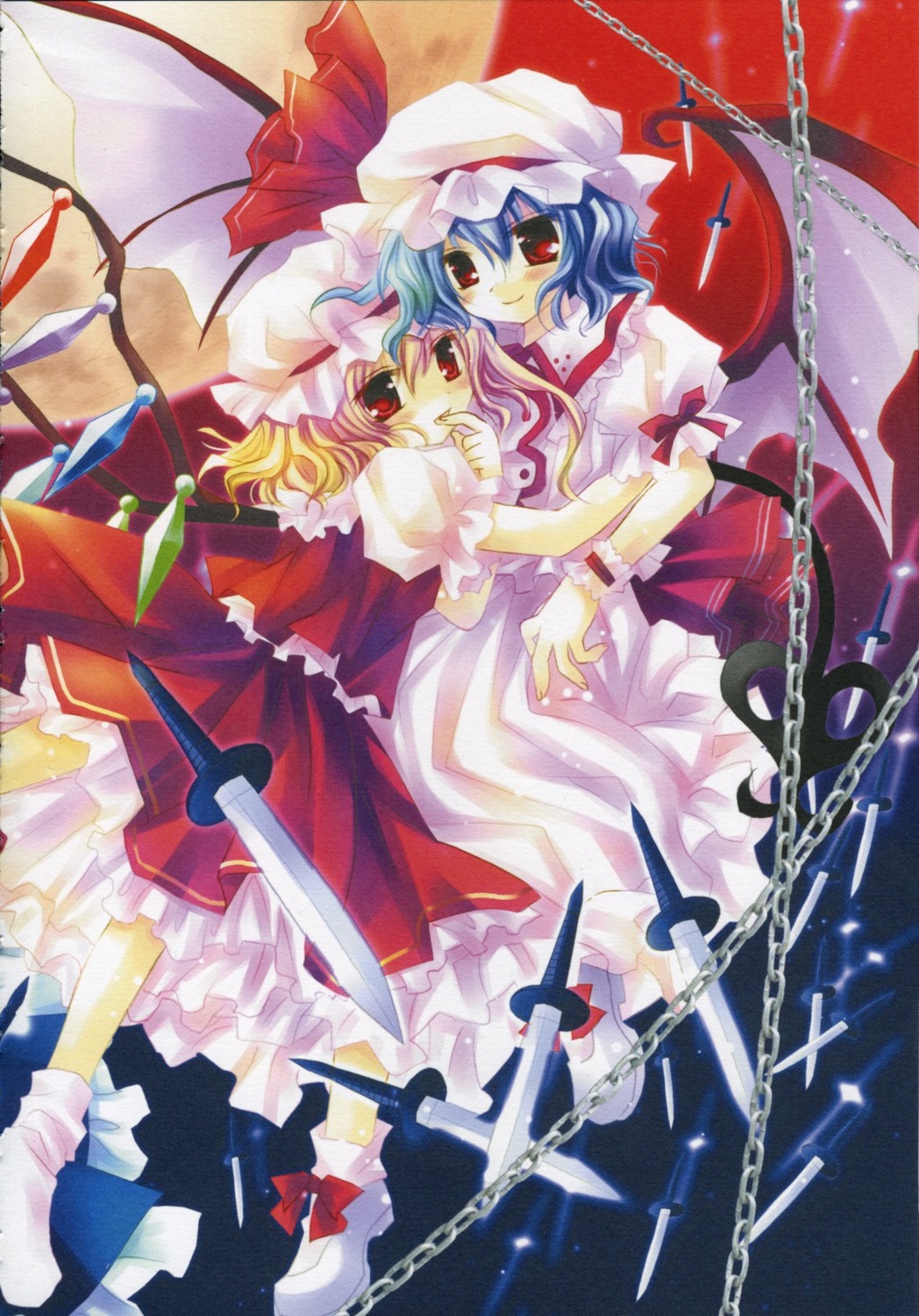 flandre_scarlet remilia_scarlet sakurazawa_izumi touhou