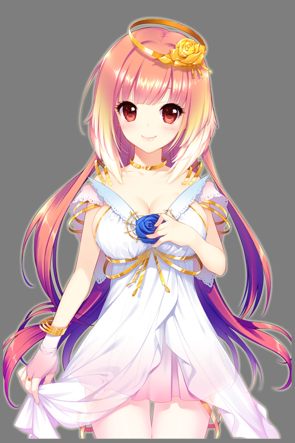 cleavage dmyo dress see_through skirt_lift soccer_spirits transparent_png