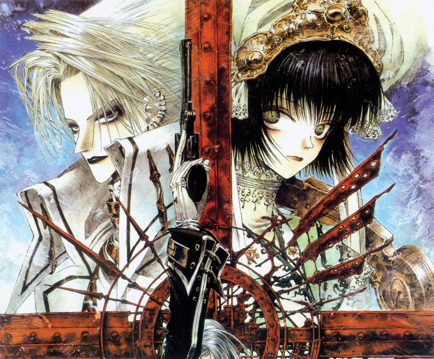 abel_nightroad cain_nightroad gun seth_nightroad thores_shibamoto trinity_blood