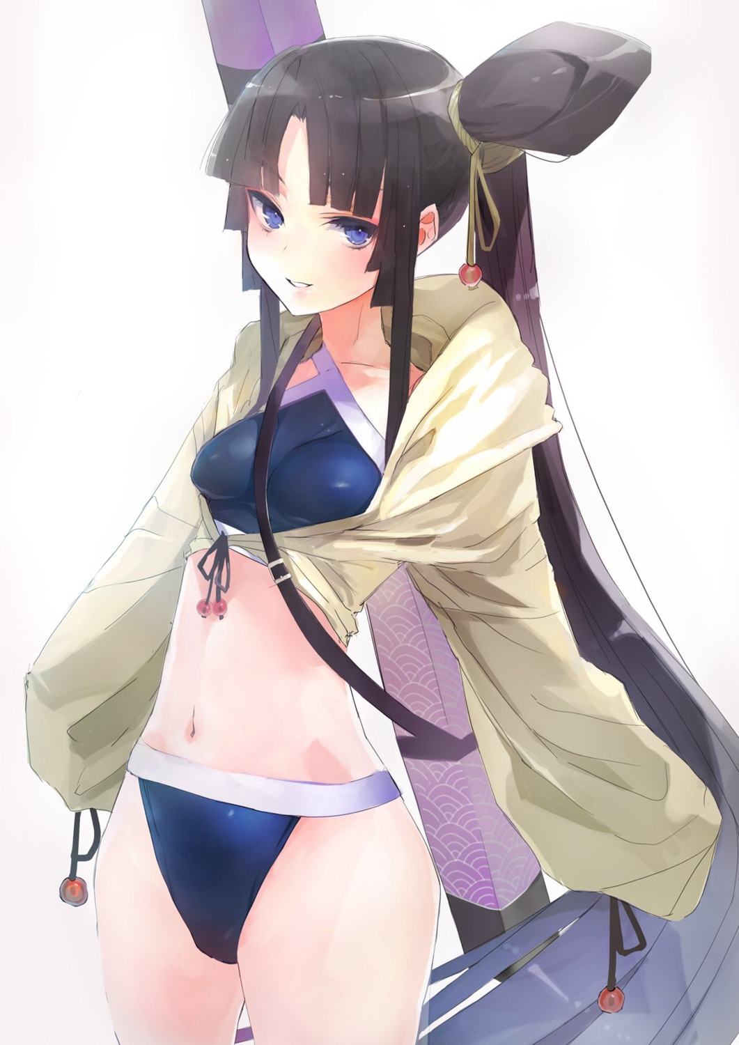 bikini fate/grand_order open_shirt swimsuits taishi_(picchiridou) ushiwakamaru_(fate/grand_order)