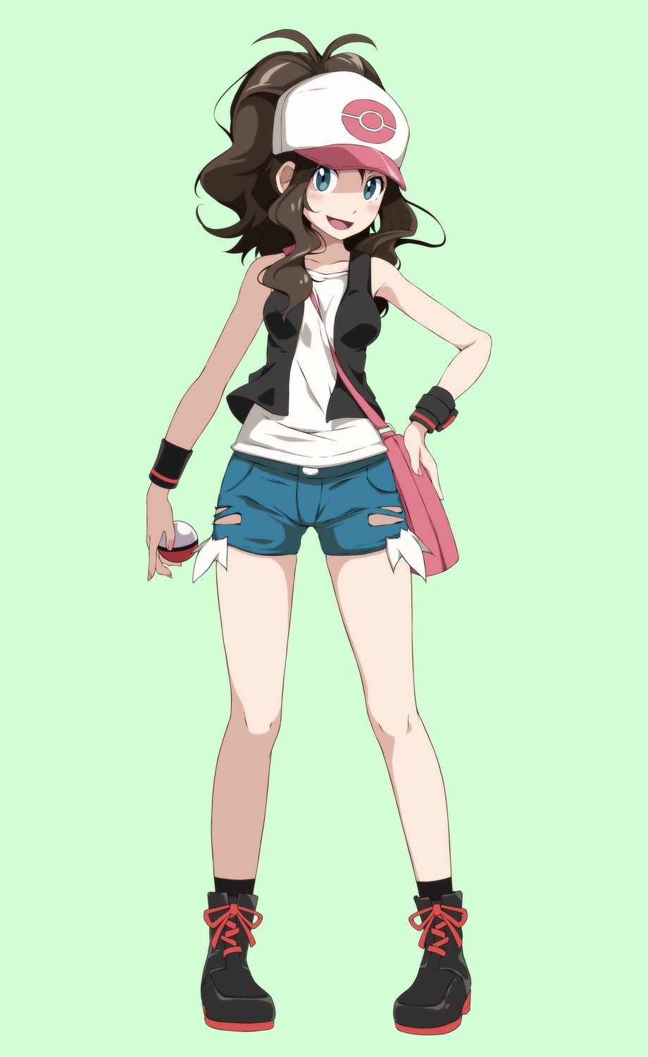 pokemon pokemon_black_and_white torn_clothes touko_(pokemon) tsukishiro_saika