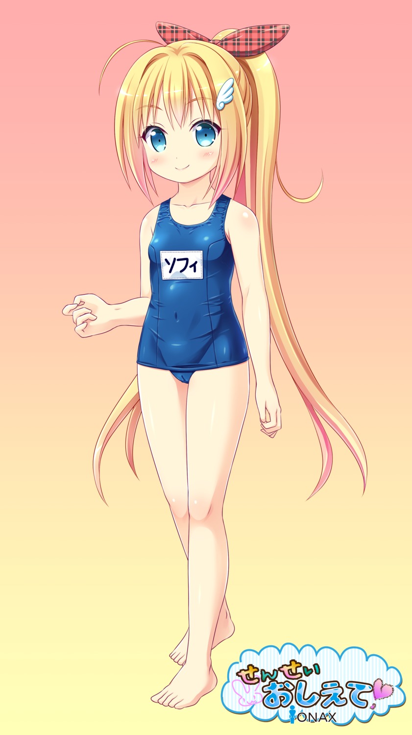 cameltoe feet loli ooizumi_daisaku school_swimsuit swimsuits