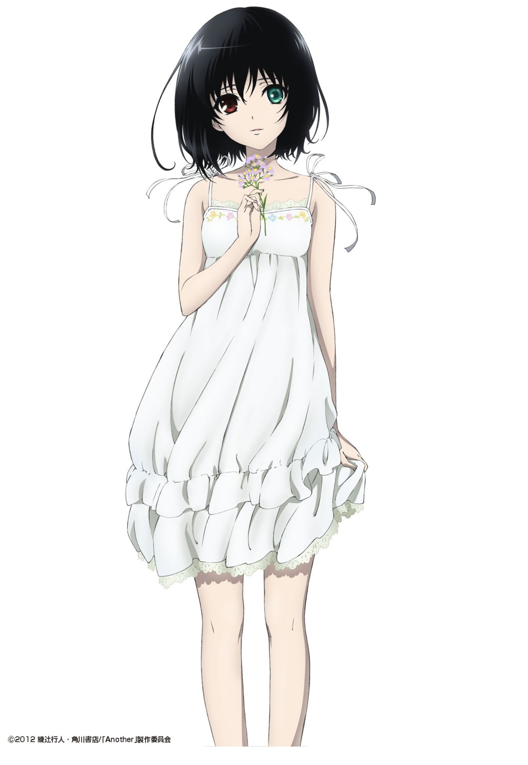 another dress heterochromia ishii_yuriko misaki_mei summer_dress