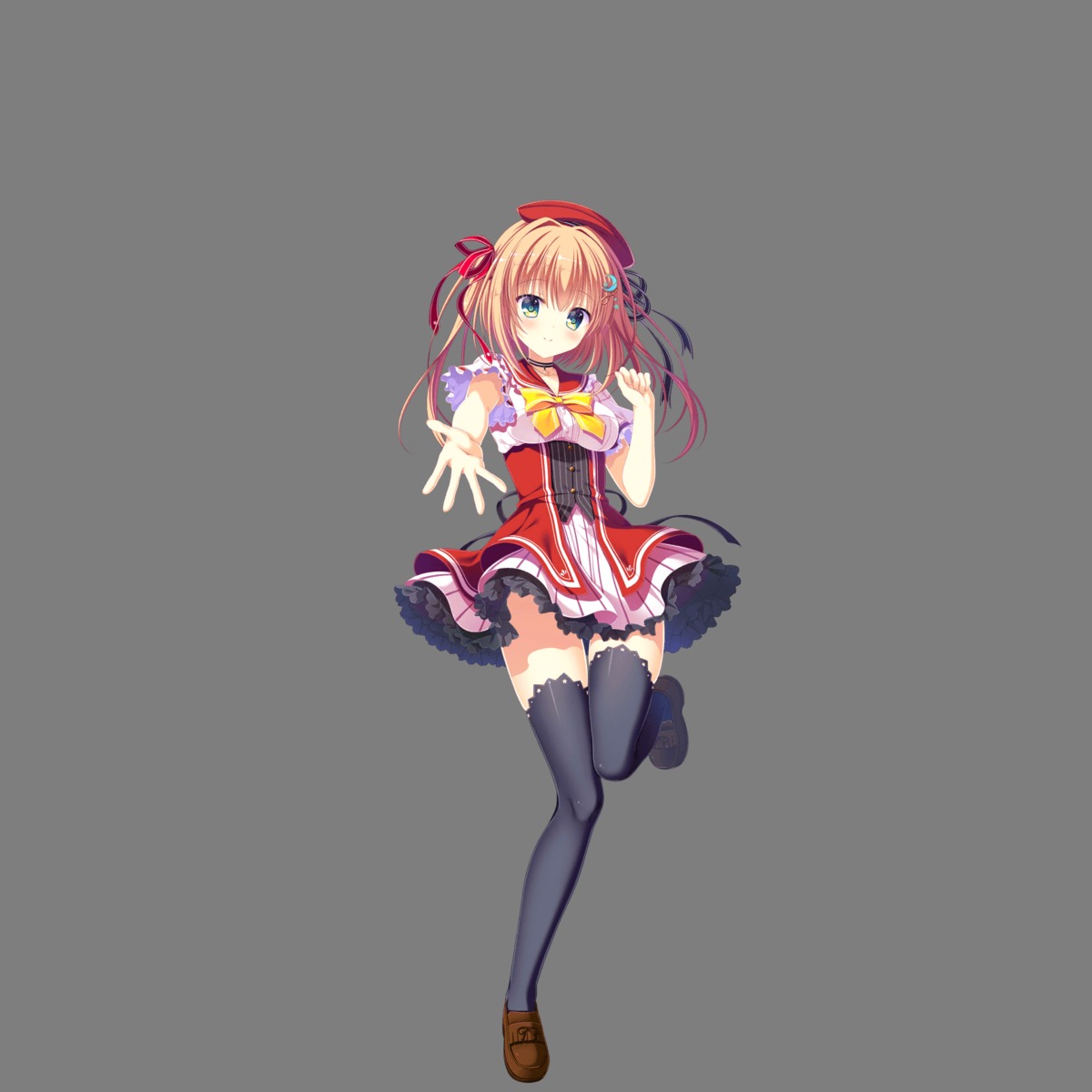 circus hoshi_no_girls_odyssey sakurai_shio seifuku takano_yuki tenpure!! thighhighs transparent_png