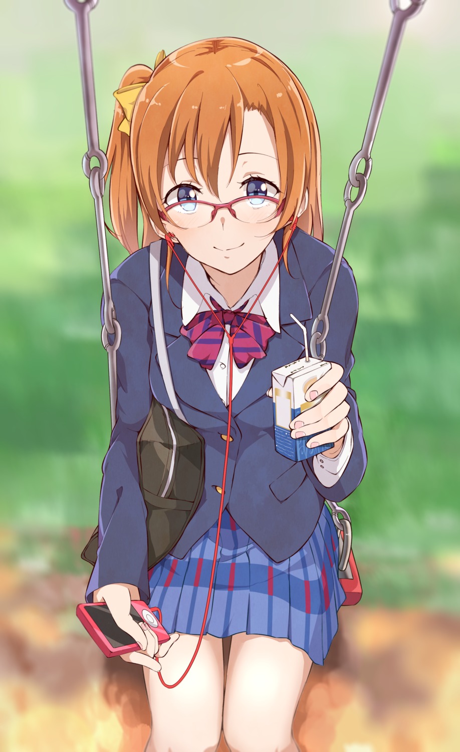 haine kousaka_honoka love_live! megane seifuku