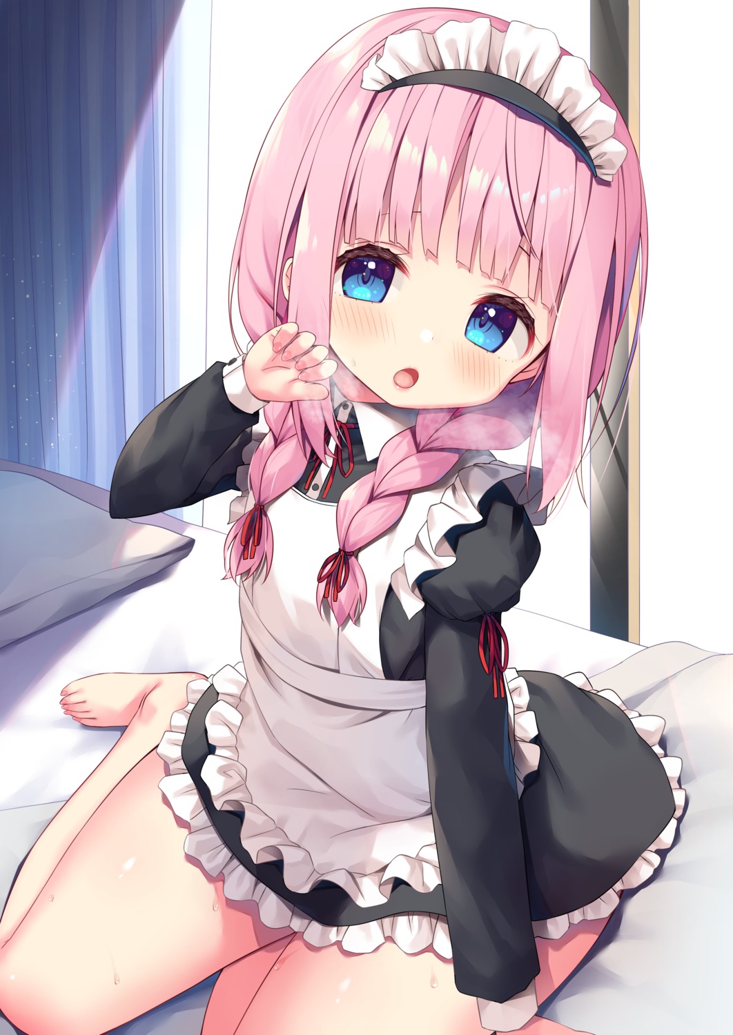 asa_no_ha loli maid skirt_lift