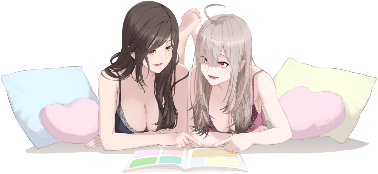 bra cleavage nijisanji yuri zasshu_tamashii