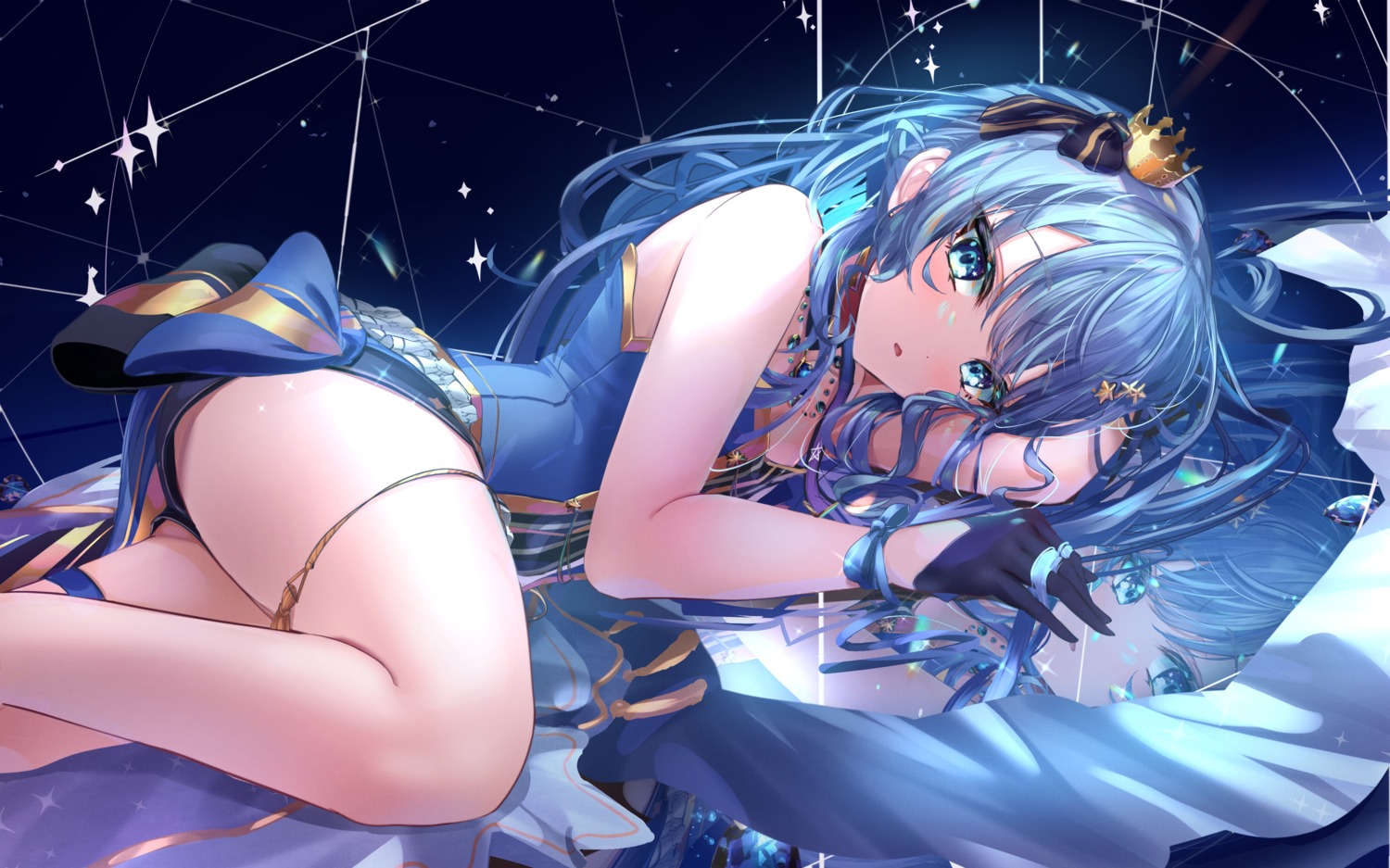 dress garter hai_0013 hololive hoshimachi_suisei