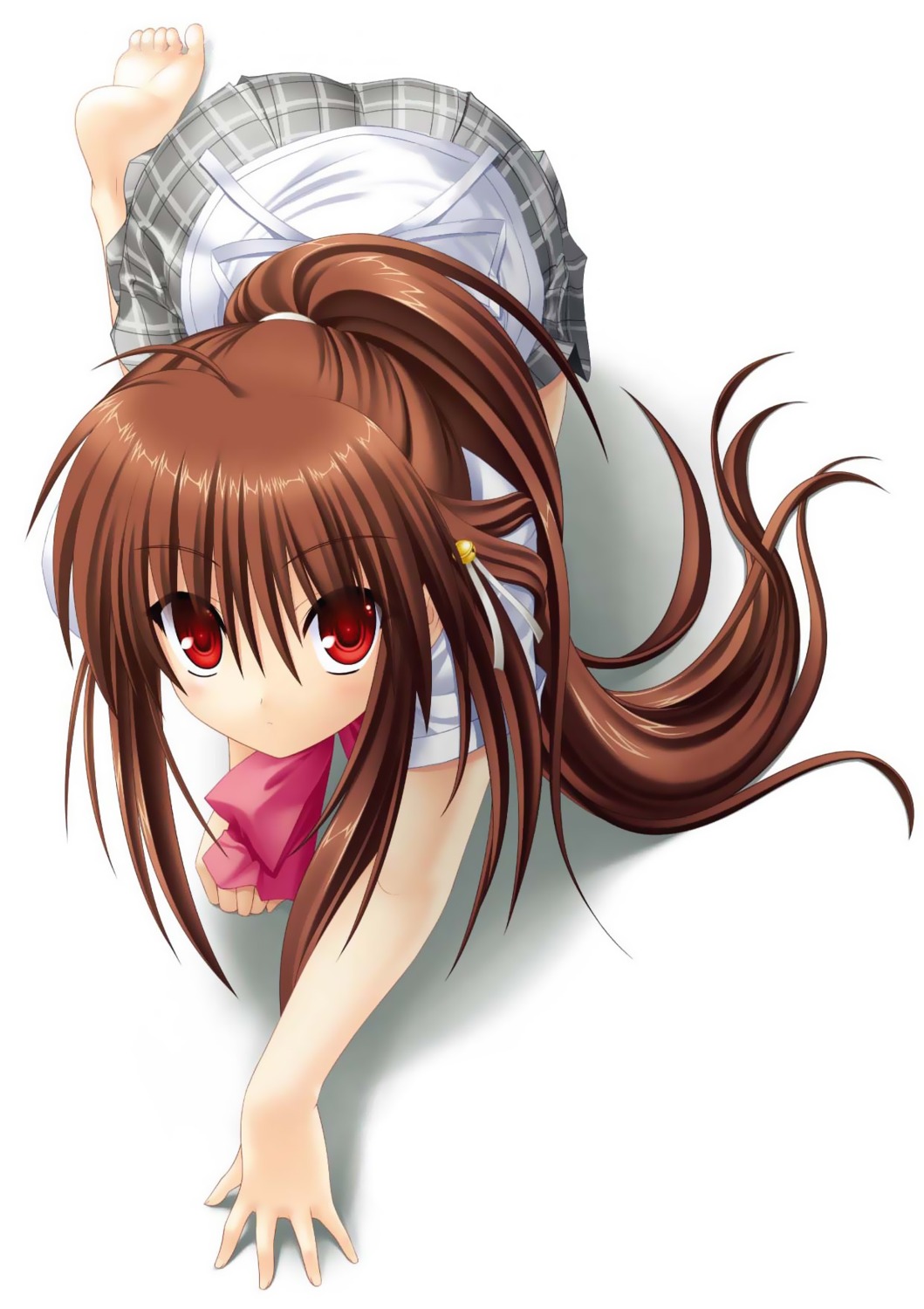 key little_busters! na-ga natsume_rin seifuku