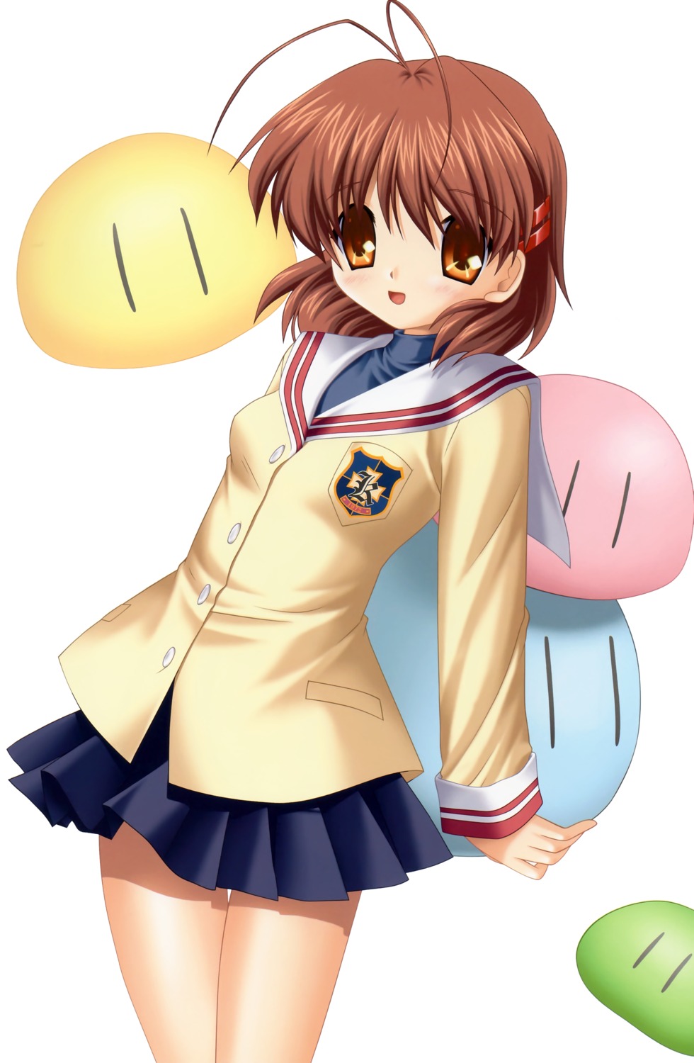 clannad furukawa_nagisa hinoue_itaru key seifuku sweater