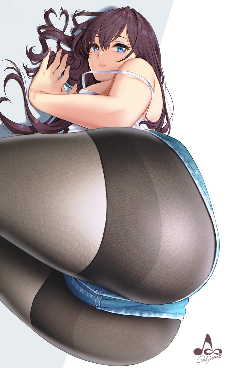 ass ichinose_shiki infinote pantyhose the_idolm@ster the_idolm@ster_cinderella_girls