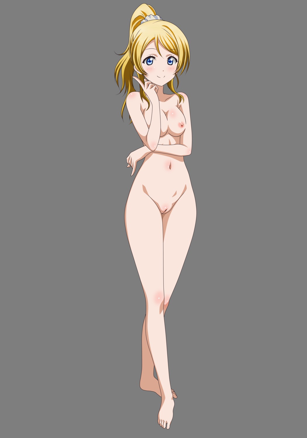 ayase_eli love_live! love_live!_school_idol_festival love_live!_school_idol_festival_all_stars naked nipples photoshop pussy transparent_png uncensored vector_trace