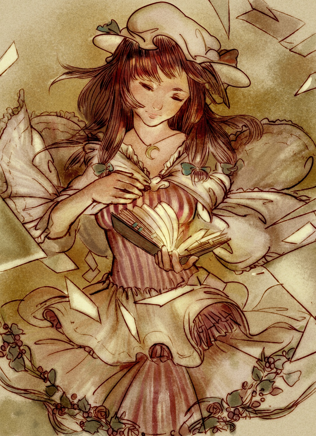 antiquewhite patchouli_knowledge touhou