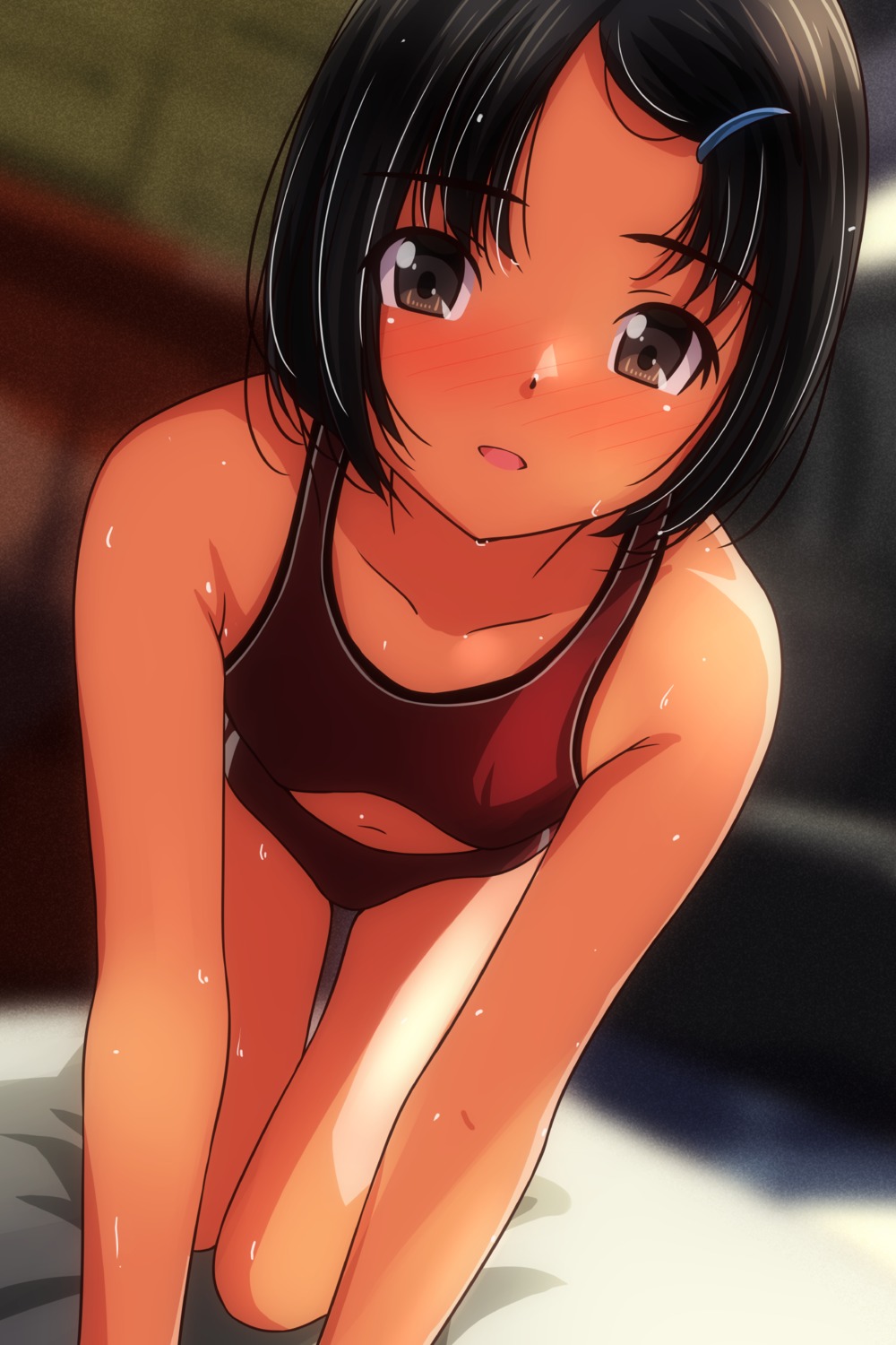 buruma gym_uniform loli matsunaga_kouyou wet