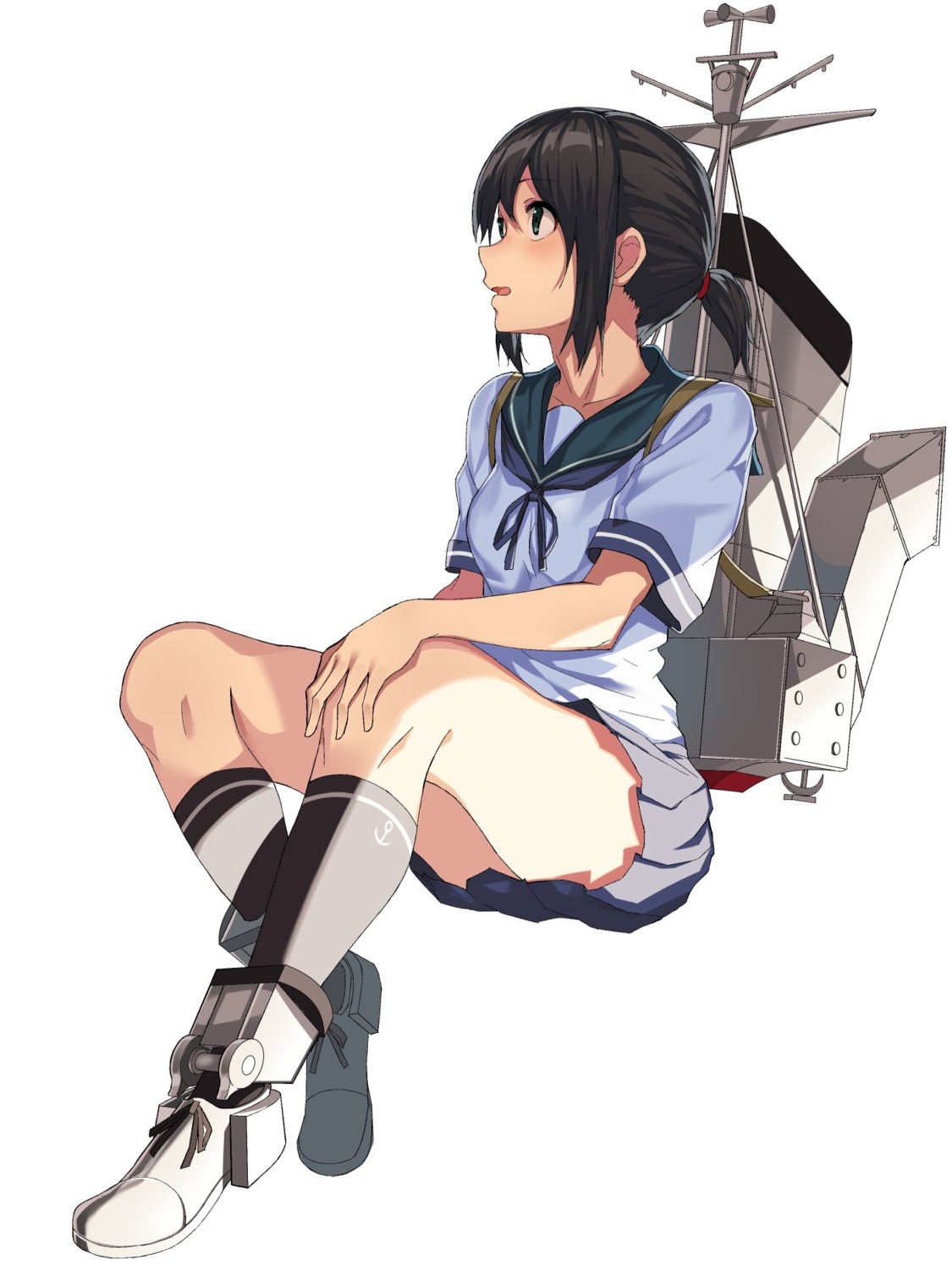 fubuki_(kancolle) kantai_collection mecha_musume oweee seifuku