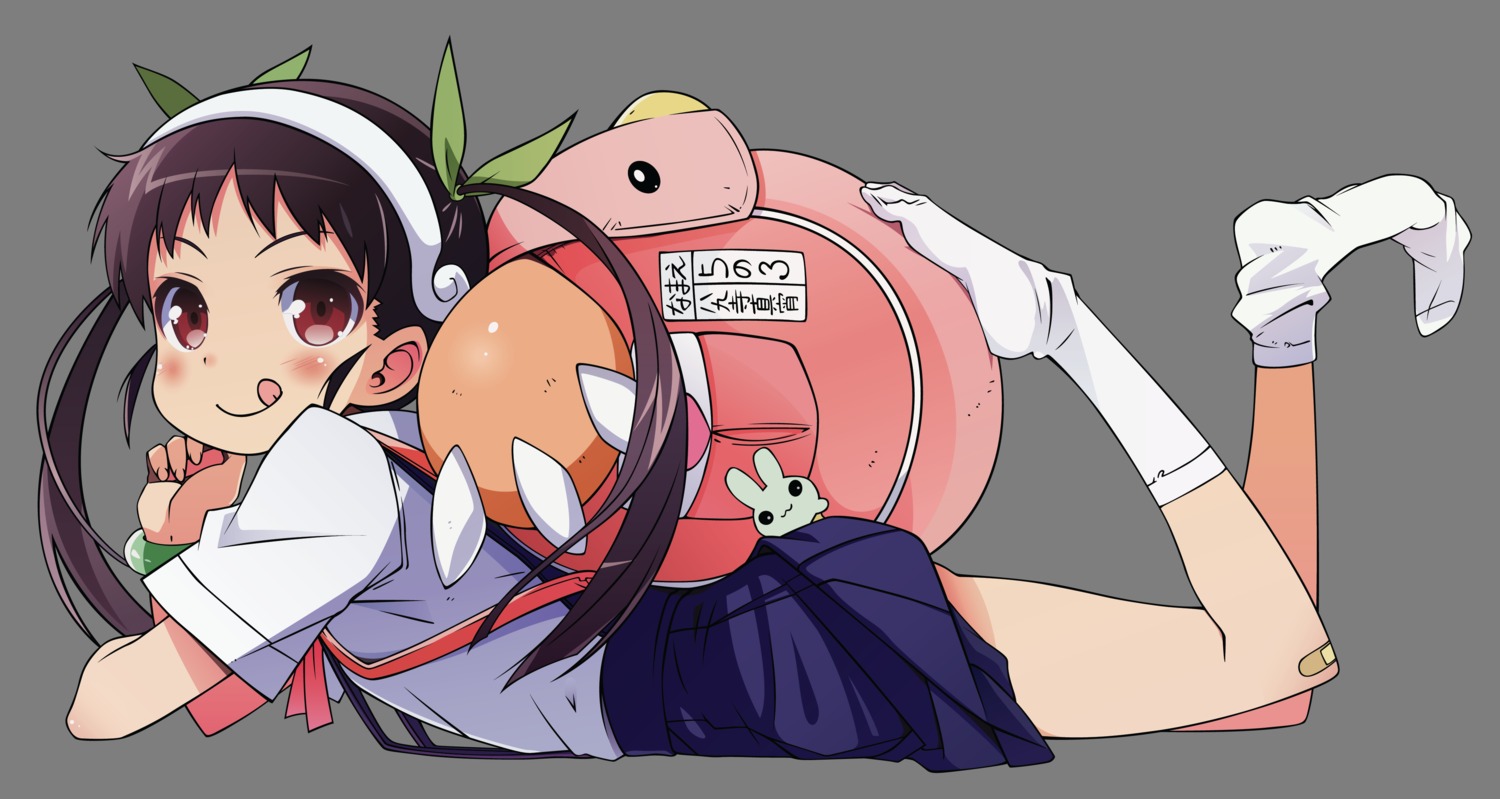 bakemonogatari hachikuji_mayoi loli monogatari_(series) transparent_png vector_trace